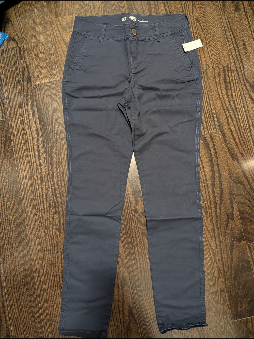 2/$35 NWT Old Navy Navy Skinny Chinos 2 Mid Rise Stretch Slim Pants